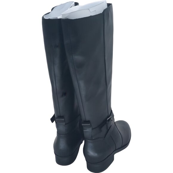 Naturalizer Rena Riding Boots Black Leather Women’s US 5.5M EU 35.5 - Picture 3 of 6